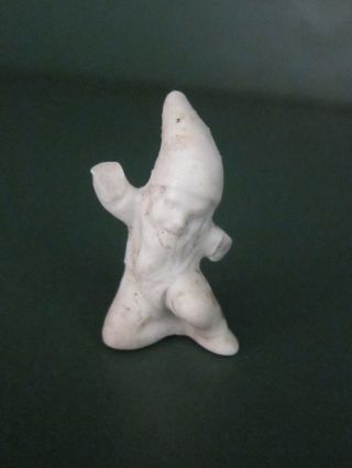 Antique German Decorative Bisque Collectible Gnome Figurine 1880 ' S photo