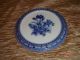 Round Blue Butter Dish Or Pat With Cover Butter Pats photo 2
