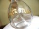 Antique Pinched Art Glass Liquor Decanter Private Stock Bar Collection Luxury Decanters photo 1