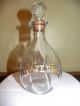 Antique Pinched Art Glass Liquor Decanter Private Stock Bar Collection Luxury Decanters photo 2