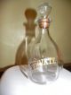 Antique Pinched Art Glass Liquor Decanter Private Stock Bar Collection Luxury Decanters photo 4