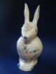 Viana Do Castelo Portugal Porcelain Covered Rabbit Dish Figurines photo 4