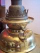 Vintage Brass Success Oil Lamp Ruby Chimney Converted To Electric Unique Rare Lamps photo 9