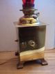 Vintage Brass Success Oil Lamp Ruby Chimney Converted To Electric Unique Rare Lamps photo 2