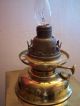 Vintage Brass Success Oil Lamp Ruby Chimney Converted To Electric Unique Rare Lamps photo 8