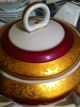 French Antique Porcelain China Tea Set Gold Trim Teapots & Tea Sets photo 2