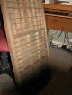Rustic Vtg Lg Printers Drawer / Shadow Box 32 1/4 X 16 3/4 With 103 Compartments Trays photo 3
