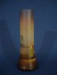 Antique French Art Glass Vase - Arab With Camel And Palm Trees - Legras Style Vases photo 4