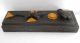 2 - Tone Carved Wooden Chopstick Box - Frog And Salamander Boxes photo 1