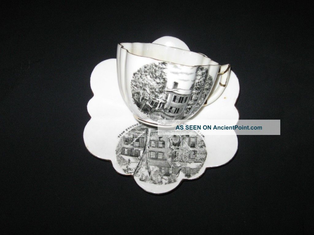 Antique Foley Tea Cup And Saucer,  Historic Souvenir Cups & Saucers photo