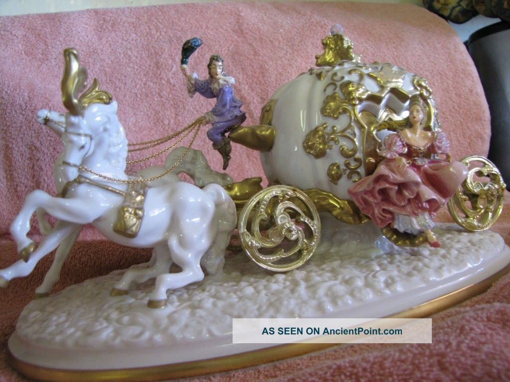 Cinderella ' S Magic Moment Anniversery Sculpture,  Alexander Sanel The Artist Figurines photo