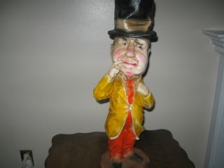 Vintage Big Head Ceramic Sculpture photo