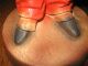 Vintage Big Head Ceramic Sculpture Figurines photo 7