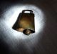 Antique Bells Made In India Decorated Elephant Claw Bell Cowbell Patina Metalware photo 7