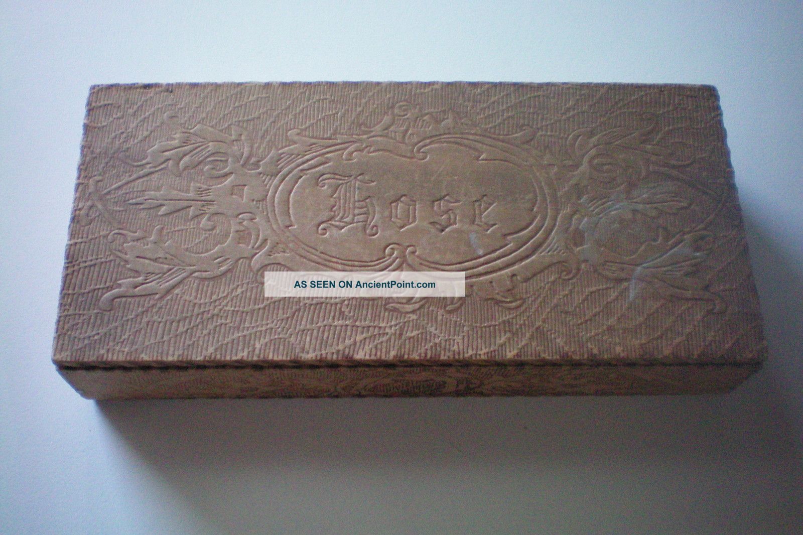 Vintage Pyrography Box Hose Box Boxes photo