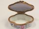 Antique Battersea Bilston English Enamel Flowered Snuff - Patch Box Other photo 3