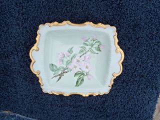 Vintage Hand Painted Bavarian Candy Dish photo