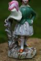 Mid 19th C Staffordshire Miniature Porcelaneous Figure With Feathered Hat C1860 Figurines photo 2