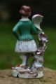 Mid 19th C Staffordshire Miniature Porcelaneous Figure With Feathered Hat C1860 Figurines photo 5