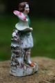Mid 19th C Staffordshire Miniature Porcelaneous Figure With Feathered Hat C1860 Figurines photo 7