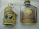Lot 7 Antique Perfume Bottles/weil Antalope/hudnut Violet Wooden Case/1 Atomizer Perfume Bottles photo 2