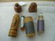 Lot 7 Antique Perfume Bottles/weil Antalope/hudnut Violet Wooden Case/1 Atomizer Perfume Bottles photo 4