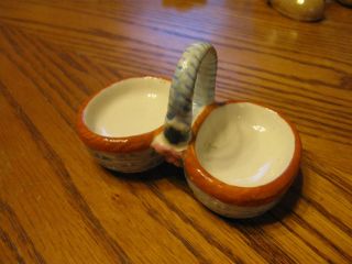 Porcelain Figurine Double Basket photo