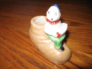 Porcelain Figurine Boot And Clown photo