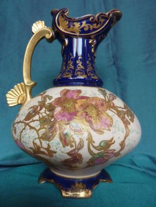 Antique Art Noveau Vase Circa 1896 - 1904 Victorian Art Noveau Vase photo