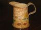 Charming Old Decorated Toleware Folk Art Coffee Pot Creamer From Lancaster Pa Toleware photo 2