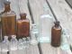 15 Old Antique Brown Clear Green Glass Bottles,  Medicine? Poison? Embossed Bottles photo 2