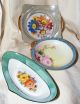 Vintage Noritake Hand Painted Lusterware Bon Bon Dish Bowls photo 2