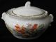 Miniature Transfer Picture Tureen   Small Ring Box Tureens photo 1