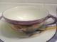 Antique Hand Painted Noritake Tea Cups And Plate/ Trees,  House,  Swan Design Cups & Saucers photo 11