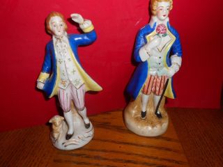 Pair Antique Figurines Made In Occupied Japan photo