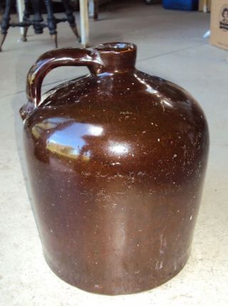 Antique Dark Brown Glaze 12h X 9 