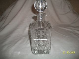 Lead Crystal Wiskey Decanter photo