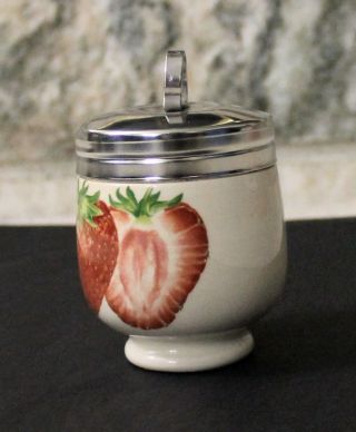 Antique Strawberry Kiwi Jar From T.  G.  Green Ltd. photo
