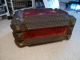 Large Handcarved Tramp Art Sewing Box Boxes photo 3