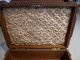 Large Handcarved Tramp Art Sewing Box Boxes photo 6