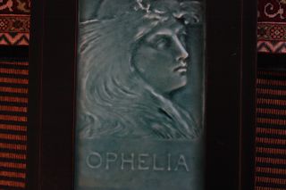 Downsizing Sale J.  G.  Low Antique Tile Shakespearen Character Ophelia Exquisite photo