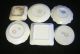 Assorted Patterns Six Antique China Butter Pats Butter Pats photo 8