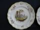 Antique Rare Pair French Marseille Hand Painted Porcelain Painting Plates Plates & Chargers photo 1
