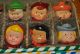 Vintage Rare Complete Set Carved Wood Painted Pencils Children Of All Nations Carved Figures photo 2