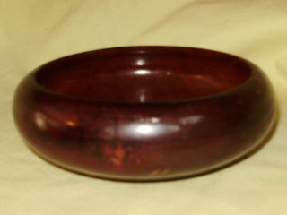 Teak? Solid Wooden Bowl Many Uses Bonsai? Trinkets,  Serving? Other photo