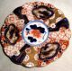 Rare Hp Hokutoshu Occupied Japan Imari Cobalt Blue & Gold Cup & Saucer No Damage Cups & Saucers photo 1