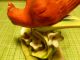 G.  Z.  Lefton Cardinal Bird Figurine - Hand Painted China - Collectors Kw 464 Figurines photo 7