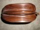 Walnut Bowl With Carved Fruit - Mid - Century Antique - Perfect Condition Bowls photo 10