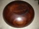 Walnut Bowl With Carved Fruit - Mid - Century Antique - Perfect Condition Bowls photo 2
