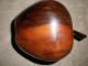 Walnut Bowl With Carved Fruit - Mid - Century Antique - Perfect Condition Bowls photo 4